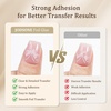 image:imageJODSONE 18 mL Nail Foil Glue Gel Clear Foil Transfer Gel for DIY Nail Art  Strong Adhesion Easy Application Helps Transfer Fine Pattern Details Pairs With Compatible Nail Foils DIY And Salon Use