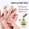 image:imageJODSONE 2PCS 10ML Nail Glue Gel for Long Acrylic Extension Nail False Tips and Clear Press On Nails Repair Treatment Rhinestone Girl Gift for Home Salon Beginner DIY1pcs165mlgold nail glue