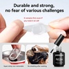 image:imageJODSONE 2PCS 10ML Nail Glue Gel for Long Acrylic Extension Nail False Tips and Clear Press On Nails Repair Treatment Rhinestone Girl Gift for Home Salon Beginner DIY15ml Clear 5in1