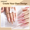 image:imageJODSONE 5D Automatic Cat Eye Magnet for NailsPink UShaped Strong Nail Art Magnet Tool with Ball Magnet Easy Multiple Cat Eye Effects for Beginners DIY at Home SalonMagnet Only No Gel IncludedLLX01LX02