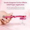 image:imageJODSONE 5D Automatic Cat Eye Magnet for NailsPink UShaped Strong Nail Art Magnet Tool with Ball Magnet Easy Multiple Cat Eye Effects for Beginners DIY at Home SalonMagnet Only No Gel IncludedM1