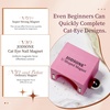 image:imageJODSONE 5D Automatic Cat Eye Magnet for NailsPink UShaped Strong Nail Art Magnet Tool with Ball Magnet Easy Multiple Cat Eye Effects for Beginners DIY at Home SalonMagnet Only No Gel IncludedM4