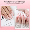 image:imageJODSONE 5D Automatic Cat Eye Magnet for NailsPink UShaped Strong Nail Art Magnet Tool with Ball Magnet Easy Multiple Cat Eye Effects for Beginners DIY at Home SalonMagnet Only No Gel IncludedLB24