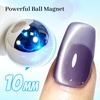 image:imageJODSONE 5D Automatic Cat Eye Magnet for NailsPink UShaped Strong Nail Art Magnet Tool with Ball Magnet Easy Multiple Cat Eye Effects for Beginners DIY at Home SalonMagnet Only No Gel IncludedM2