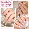 image:imageJODSONE 5D Automatic Cat Eye Magnet for NailsPink UShaped Strong Nail Art Magnet Tool with Ball Magnet Easy Multiple Cat Eye Effects for Beginners DIY at Home SalonMagnet Only No Gel IncludedM1