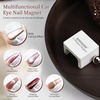 image:imageJODSONE 5D Automatic Cat Eye Magnet for NailsPink UShaped Strong Nail Art Magnet Tool with Ball Magnet Easy Multiple Cat Eye Effects for Beginners DIY at Home SalonMagnet Only No Gel IncludedM5