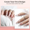 image:imageJODSONE 5D Automatic Cat Eye Magnet for NailsPink UShaped Strong Nail Art Magnet Tool with Ball Magnet Easy Multiple Cat Eye Effects for Beginners DIY at Home SalonMagnet Only No Gel IncludedLB03