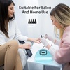 image:imageJODSONE U V LED Nail Lamp Blue Gel Polish Nail Dryer with Smart Auto Sensor 4 Timing Modes Fast Curing for Home DIYBlue