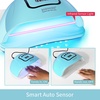 image:imageJODSONE U V LED Nail Lamp Blue Gel Polish Nail Dryer with Smart Auto Sensor 4 Timing Modes Fast Curing for Home DIYBlue