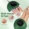 image:imageJODSONE U V LED Nail Lamp Blue Gel Polish Nail Dryer with Smart Auto Sensor 4 Timing Modes Fast Curing for Home DIYGreen