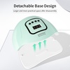 image:imageJODSONE U V LED Nail Lamp Blue Gel Polish Nail Dryer with Smart Auto Sensor 4 Timing Modes Fast Curing for Home DIYLight Green
