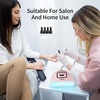 image:imageJODSONE U V LED Nail Lamp Blue Gel Polish Nail Dryer with Smart Auto Sensor 4 Timing Modes Fast Curing for Home DIYPink