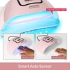 image:imageJODSONE U V LED Nail Lamp Blue Gel Polish Nail Dryer with Smart Auto Sensor 4 Timing Modes Fast Curing for Home DIYPink