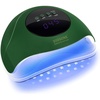 image:imageJODSONE U V LED Nail Lamp Blue Gel Polish Nail Dryer with Smart Auto Sensor 4 Timing Modes Fast Curing for Home DIYGreen