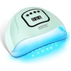 image:imageJODSONE U V LED Nail Lamp Blue Gel Polish Nail Dryer with Smart Auto Sensor 4 Timing Modes Fast Curing for Home DIYLight Green