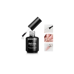 image:imageJODSONE 2PCS 10ML Nail Glue Gel for Long Acrylic Extension Nail False Tips and Clear Press On Nails Repair Treatment Rhinestone Girl Gift for Home Salon Beginner DIY15ml Clear 5in1