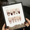 image:imageJODSONE White Nail Art Gel Liner 18ml UV Gel Polish Thin Brush  Classic White Color Nail Art Polish UVLED Cure Required BuiltIn Thin Brush for DIY Manicure At HomeLMK11