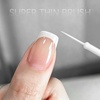 image:imageJODSONE White Nail Art Gel Liner 18ml UV Gel Polish Thin Brush  Classic White Color Nail Art Polish UVLED Cure Required BuiltIn Thin Brush for DIY Manicure At HomeLMK02