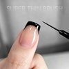 image:imageJODSONE White Nail Art Gel Liner 18ml UV Gel Polish Thin Brush  Classic White Color Nail Art Polish UVLED Cure Required BuiltIn Thin Brush for DIY Manicure At HomeLMK01
