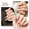 image:imageJODSONE White Nail Art Gel Liner 18ml UV Gel Polish Thin Brush  Classic White Color Nail Art Polish UVLED Cure Required BuiltIn Thin Brush for DIY Manicure At HomeLMK11