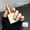 image:imageJODSONE White Nail Art Gel Liner 18ml UV Gel Polish Thin Brush  Classic White Color Nail Art Polish UVLED Cure Required BuiltIn Thin Brush for DIY Manicure At HomeLMK01