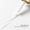 image:imageJODSONE White Nail Art Gel Liner 18ml UV Gel Polish Thin Brush  Classic White Color Nail Art Polish UVLED Cure Required BuiltIn Thin Brush for DIY Manicure At HomeLMK02