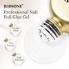 image:imageJODSONE Nail Foil Glue 165ml Hemafree Foil Transfer Gel High Adhesion  Clear Gel Easy Application Helps Transfer Fine Pattern Details Pairs With Compatible Nail Foils DIY And Salon UseA2