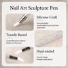image:imageJODSONE Nail Foil Glue 165ml Hemafree Foil Transfer Gel High Adhesion  Clear Gel Easy Application Helps Transfer Fine Pattern Details Pairs With Compatible Nail Foils DIY And Salon UseA1