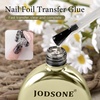 image:imageJODSONE Nail Foil Glue 165ml Hemafree Foil Transfer Gel High Adhesion  Clear Gel Easy Application Helps Transfer Fine Pattern Details Pairs With Compatible Nail Foils DIY And Salon UseA1