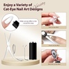 image:imageJODSONE Ring Cat Eye Magnet for Nails Strong Hollow Circle Magnet for Black Hole amp Halo Effects Precision Tool for Cat Eye Gel Polish DIY Salon UsePink Cat Eye Magnet Set A0