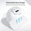 image:imageJODSONE U V LED Nail Lamp Blue Gel Polish Nail Dryer with Smart Auto Sensor 4 Timing Modes Fast Curing Suitable for Home and SalonM50001