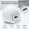 image:imageJODSONE U V LED Nail Lamp Blue Gel Polish Nail Dryer with Smart Auto Sensor 4 Timing Modes Fast Curing Suitable for Home and SalonM50001
