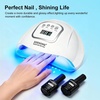 image:imageJODSONE U V LED Nail Lamp Blue Gel Polish Nail Dryer with Smart Auto Sensor 4 Timing Modes Fast Curing Suitable for Home and SalonM50002