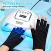 image:imageJODSONE U V LED Nail Lamp Blue Gel Polish Nail Dryer with Smart Auto Sensor 4 Timing Modes Fast Curing Suitable for Home and SalonM50003