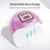 image:imageJODSONE U V LED Nail Lamp Blue Gel Polish Nail Dryer with Smart Auto Sensor 4 Timing Modes Fast Curing Suitable for Home and SalonM50004