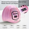 image:imageJODSONE U V LED Nail Lamp Blue Gel Polish Nail Dryer with Smart Auto Sensor 4 Timing Modes Fast Curing Suitable for Home and SalonM50004