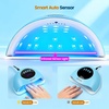 image:imageJODSONE U V LED Nail Lamp Blue Gel Polish Nail Dryer with Smart Auto Sensor 4 Timing Modes Fast Curing Suitable for Home and SalonM50005