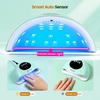 image:imageJODSONE U V LED Nail Lamp Blue Gel Polish Nail Dryer with Smart Auto Sensor 4 Timing Modes Fast Curing Suitable for Home and SalonM50006
