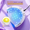 image:imageJODSONE U V LED Nail Lamp Blue Gel Polish Nail Dryer with Smart Auto Sensor 4 Timing Modes Fast Curing Suitable for Home and SalonM50007
