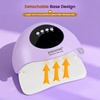 image:imageJODSONE U V LED Nail Lamp Blue Gel Polish Nail Dryer with Smart Auto Sensor 4 Timing Modes Fast Curing Suitable for Home and SalonM50007