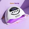 image:imageJODSONE U V LED Nail Lamp Blue Gel Polish Nail Dryer with Smart Auto Sensor 4 Timing Modes Fast Curing Suitable for Home and SalonM50010