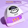 image:imageJODSONE U V LED Nail Lamp Blue Gel Polish Nail Dryer with Smart Auto Sensor 4 Timing Modes Fast Curing Suitable for Home and SalonM50010
