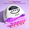 image:imageJODSONE U V LED Nail Lamp Blue Gel Polish Nail Dryer with Smart Auto Sensor 4 Timing Modes Fast Curing Suitable for Home and SalonM50010