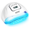 image:imageJODSONE U V LED Nail Lamp Blue Gel Polish Nail Dryer with Smart Auto Sensor 4 Timing Modes Fast Curing Suitable for Home and SalonM50001