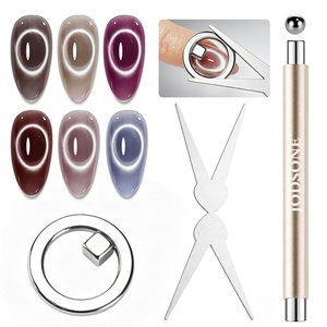 image:imageJODSONE Ring Cat Eye Magnet for Nails Strong Hollow Circle Magnet for Black Hole amp Halo Effects Precision Tool for Cat Eye Gel Polish DIY Salon UseM02