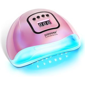 image:imageJODSONE U V LED Nail Lamp Blue Gel Polish Nail Dryer with Smart Auto Sensor 4 Timing Modes Fast Curing Suitable for Home and SalonM50004