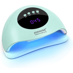 image:imageJODSONE U V LED Nail Lamp Blue Gel Polish Nail Dryer with Smart Auto Sensor 4 Timing Modes Fast Curing Suitable for Home and SalonM50006