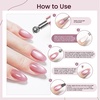 image:imageJODSONE Cat Eye Magnet Set for Nails3in1 Cylinder Cat Eye Magnet with Ball Magnets Magnetic Nail Art Pen French amp Black Hole Metal Nail Art Guides for Cat Eye Gel PolishRoseGold