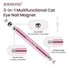 image:imageJODSONE Cat Eye Magnet Set for Nails3in1 Cylinder Cat Eye Magnet with Ball Magnets Magnetic Nail Art Pen French amp Black Hole Metal Nail Art Guides for Cat Eye Gel PolishRoseGold
