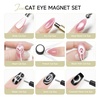 image:imageJODSONE Cat Eye Magnet Set for Nails3in1 Cylinder Cat Eye Magnet with Ball Magnets Magnetic Nail Art Pen French amp Black Hole Metal Nail Art Guides for Cat Eye Gel PolishGold